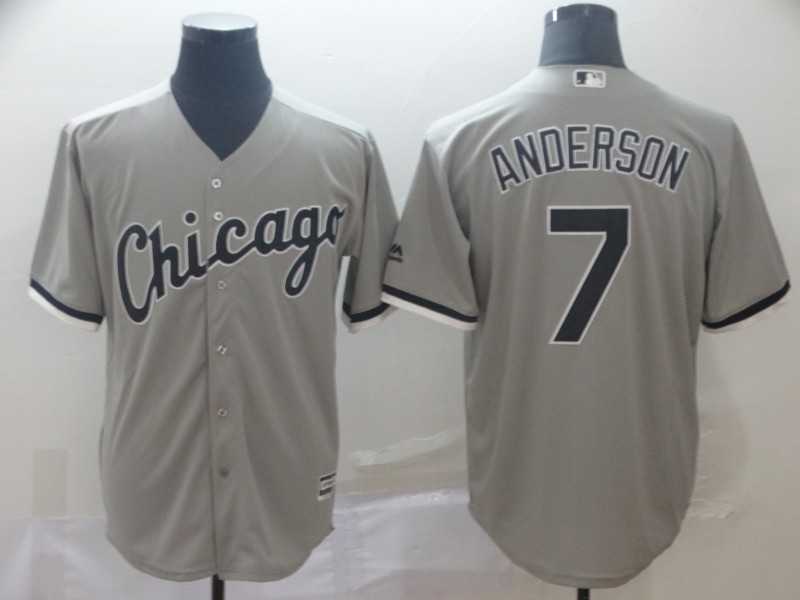 White Sox 7 Tim Anderson Gray Cool Base Jersey,We sell and wholesale White Sox 7 Tim Anderson Gray Cool Base Jersey on line form chian!
